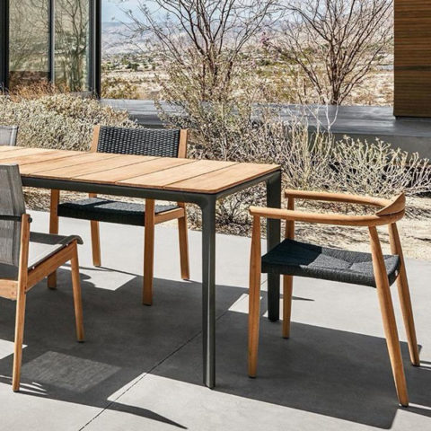 Carver rectangle table with chairs
