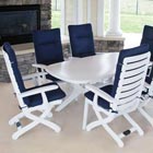 Kettalux oval table with chairs