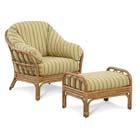 Moss Landing chair with ottoman