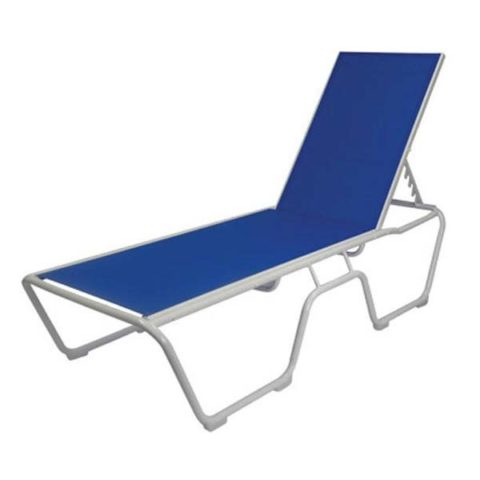 Country Club chaise lounge in blue