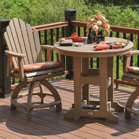 Cozi Back Counter chair at table