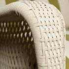 Grand Traverse white wicker close up