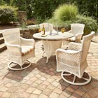 Grand Traverse dining set in white